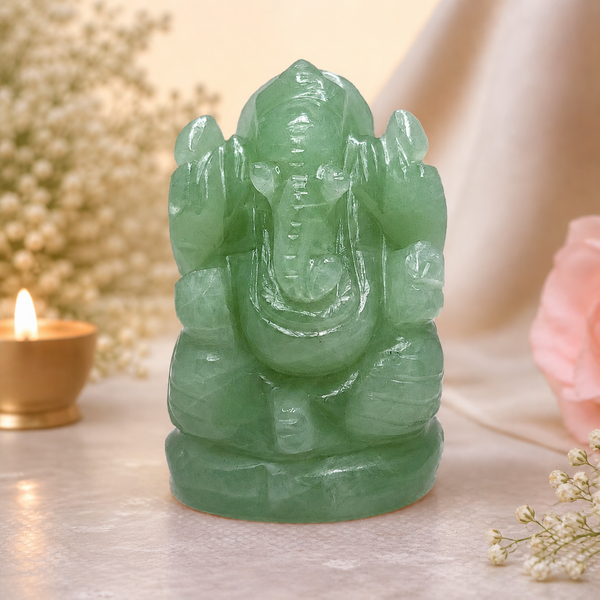 Green Aventurine Ganesha