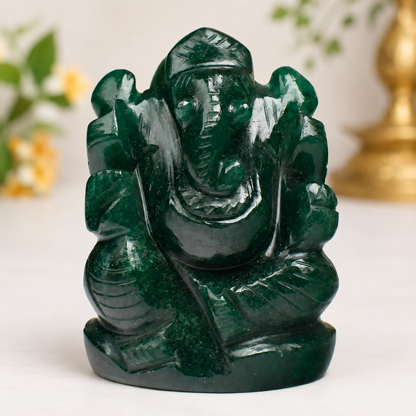 Green Jade Ganesha